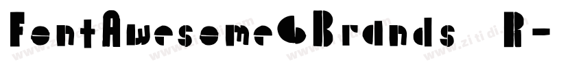FontAwesome6Brands R字体转换 FontAwesome6Brands R字体转换